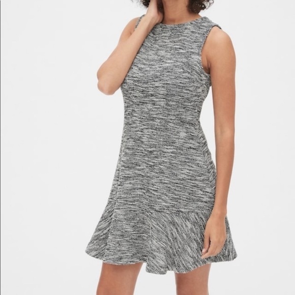 GAP Tweed Sexy Fit & Flare Dress 8P NWT - Picture 1 of 12